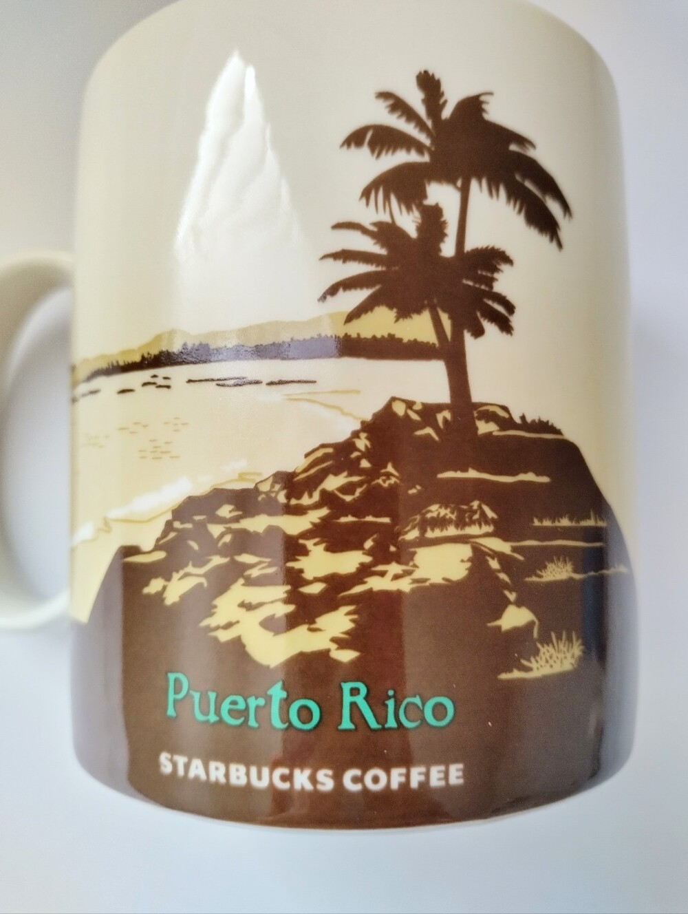 Starbucks Puerto Rico Coffee Mug 16oz Collector's Series Global Icon 2015 EUC